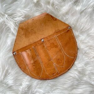 Vintage | Leather Craftsman Top Grain Tool Pouch Knife Holder Belt Attachment